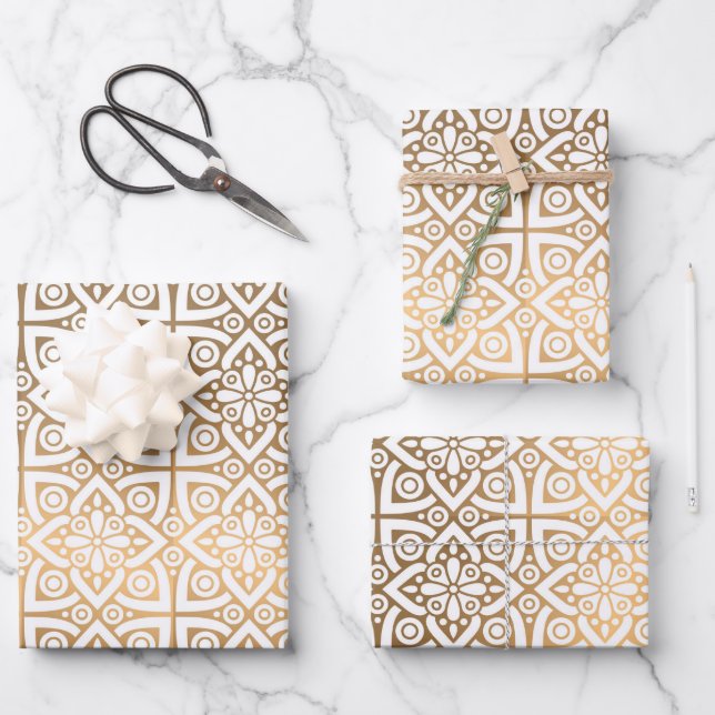 Luxury Ornaments 7 Wrapping Paper Sheet (Front)
