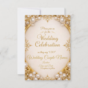 Luxury Ornate Frame Wedding Invitations