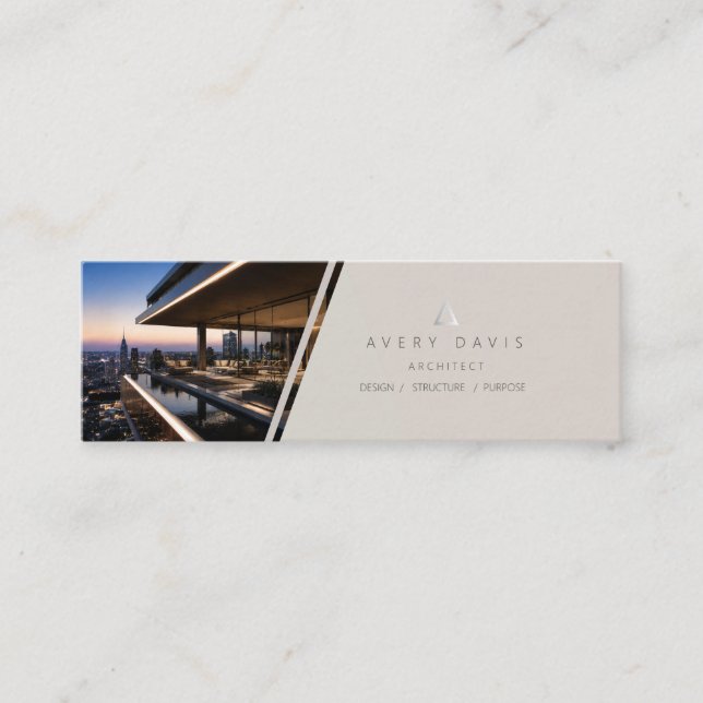 Luxury Penthouse Architect Calling Card (Front)