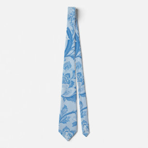 Luxury Persian Pale Peacock Blue Pattern Tie