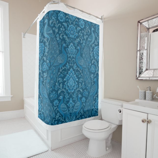 Luxury Persian This  Rich Peacock Blue Pattern  (In Situ)
