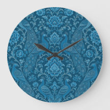 Luxury Persian This Rich Peacock Blue Pattern