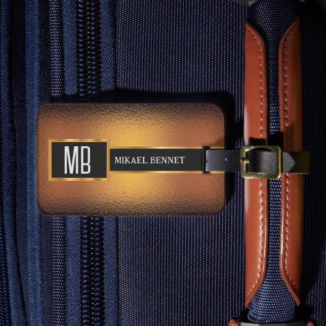 Luxury Personalized Luggage Tag (Front Insitu 4)