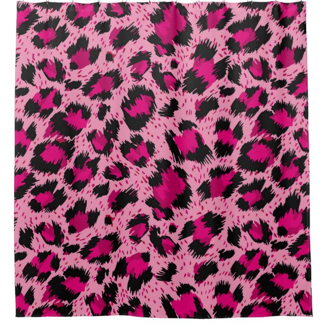 Luxury pink leopard, vintage pattern. (Front)
