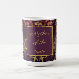Luxury Plum Purple Marble  Coffee Mug