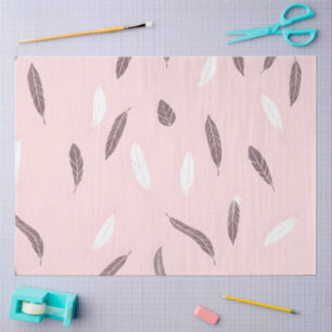 Luxury Popular Feathers Boho Collection Tissue Paper