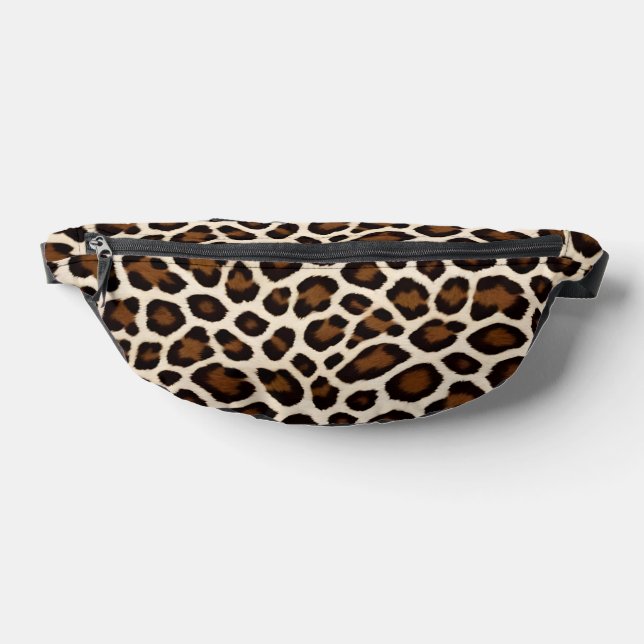 Luxury Popular White Leopard Elegant Collection Fanny Pack (Lay Down)