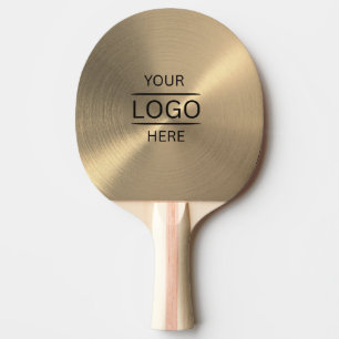 Luxury & Profession Gold Metallic Ping Pong Paddle
