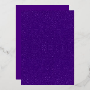Luxury Purple Foil Invitation Card – Customizable