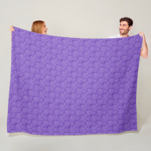 Luxury Purple Rose Popular Floral Fleece Blanket