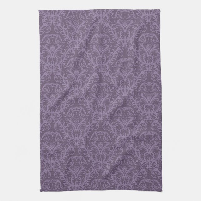 Luxury Purple Wallpaper Kitchen Towel (Vertical)
