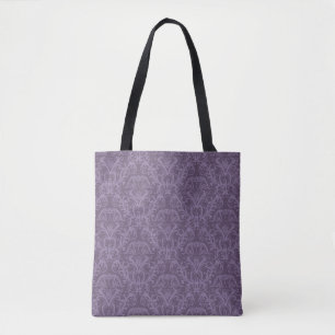 Luxury Purple Wallpaper Tote Bag