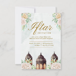 Luxury Ramadan Iftar Invitation   Elegant Islamic 
