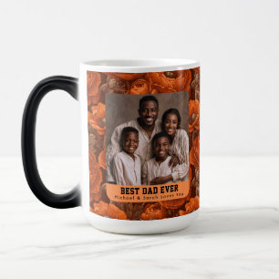 Luxury Ranunculus Bouquet Step Dad Birthday Custom Magic Mug