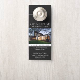 Luxury Real Estate Door Hanger   Open House