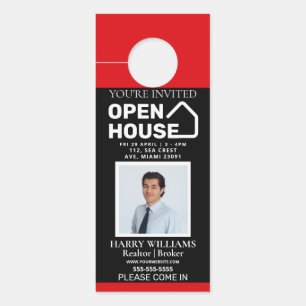 Luxury Real Estate Door Hanger   Open House