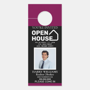 Luxury Real Estate Door Hanger   Open House