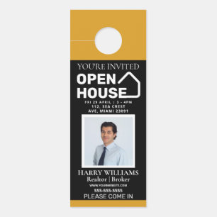 Luxury Real Estate Door Hanger   Open House
