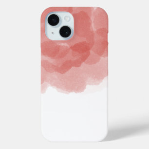 Luxury Red Magic Rose Watercolor Abstract Art iPhone 15 Case