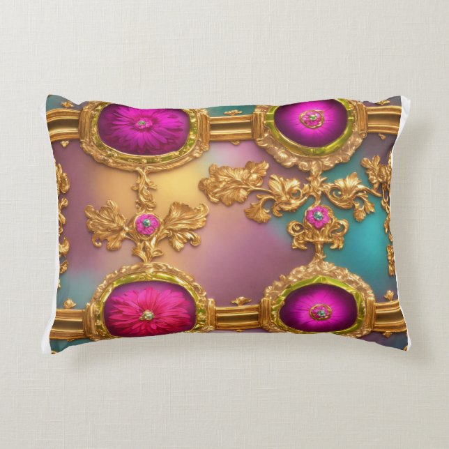 Luxury Redefined: A Vision of French Elegance Accent Pillow (Front)