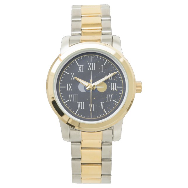 Luxury Roman Numbers Men  Watch (Front)