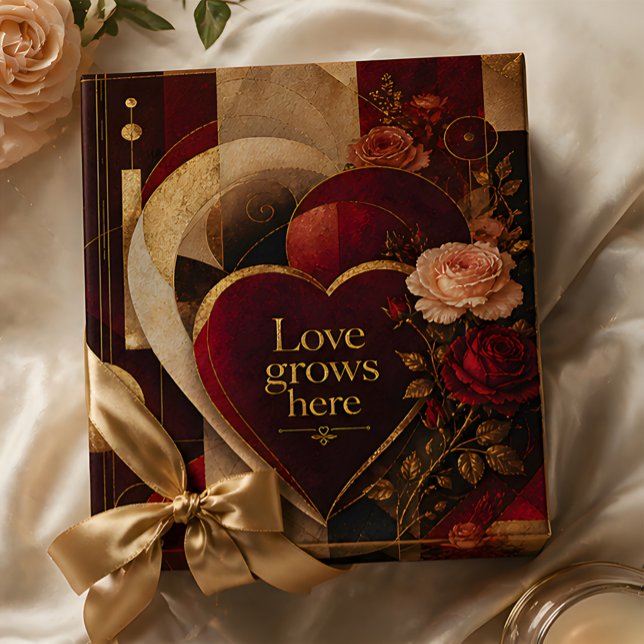 Luxury Romantic Love Card “Love Grows Here (Creator Uploaded)