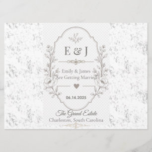 Luxury Romantic Wedding Celebration Design Program