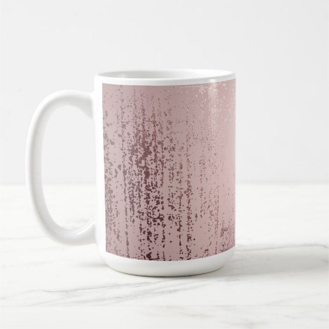 Luxury rose gold design coffee mug (Left)