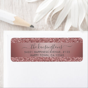 Luxury Rose Gold Glitter Sparkle