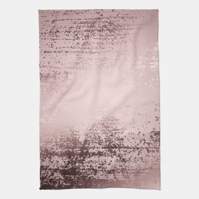 Luxury rose gold kitchen towel (Vertical)