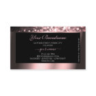 Luxury Rose Pink Black Sparkling Glitter with Logo
