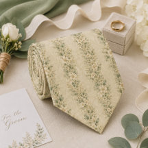 Luxury Sage Green Floral Garden Wedding Groom
