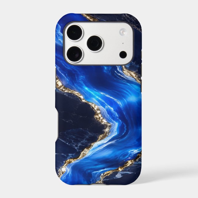 Luxury Sapphire Marble River (Back)