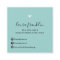 LUXURY SCRIPT name elegant ombre pale mint black