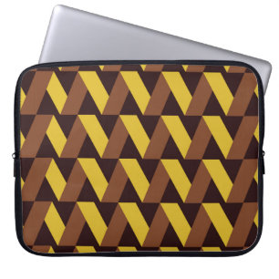 Luxury seamless pattern of zigzag line  laptop sleeve