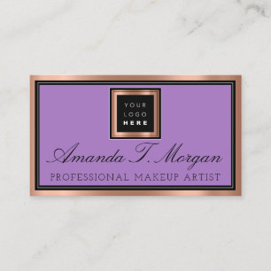 Luxury Services Wedding Event Production Violet Business Card