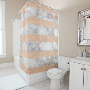 Luxury Shiny Glitter Stripes Ombre Marble