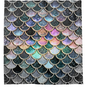 Luxury silver Glitter Mermaid Scales