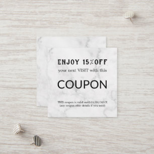 Luxury Silver Glitter Salon Supplies Discount Card