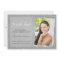 Luxury Silver Glitter Sweet 16 Save the Date