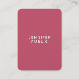 Luxury Simple Template Trend Colors Premium Pearl Business Card
