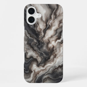 Luxury Smoky Black Agate Phone Case - Dramatic 
