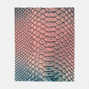 Luxury snake skin texture backgroundtexture,leathe fleece blanket