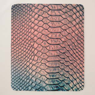 Luxury snake skin texture backgroundtexture,leathe sherpa blanket