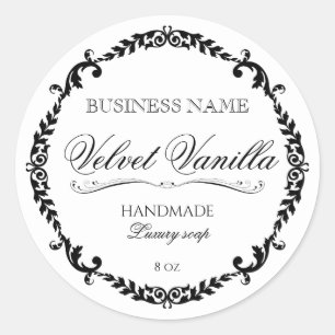 Luxury soap handmade label beauty business