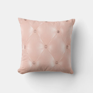 Luxury Sofa: Old Rose Texture Throw Pillow