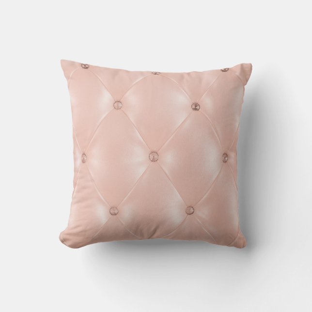 Luxury Sofa: Old Rose Texture Throw Pillow (Front)