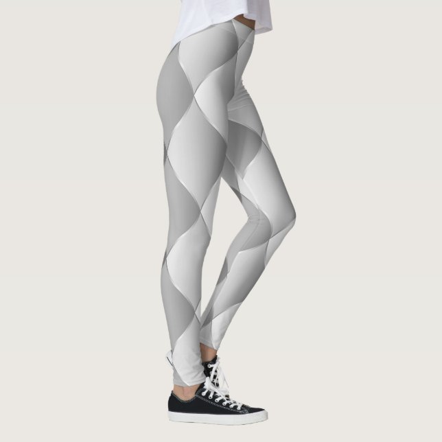 Luxury Soft Silver Leggings (Right)