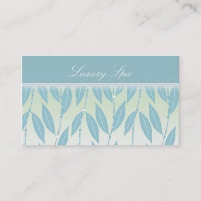 Luxury Spa Business Card (Front)