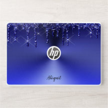 Luxury Sparkle Blue Dripping Glitter Personalized